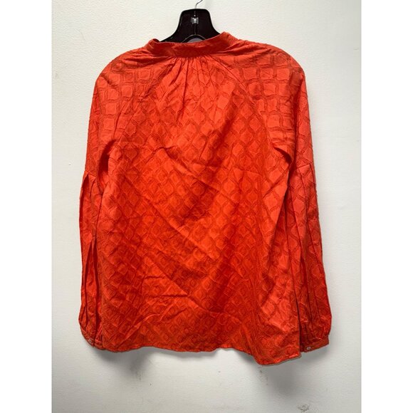 Feliciana Drop Sleeve Jacquard Button Down Blouse ModaPosa XS - Picture 5 of 7